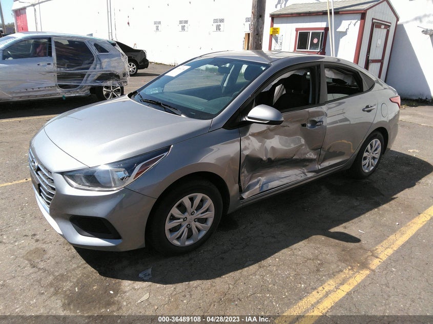 VIN 3KPC24A66NE155166 2022 HYUNDAI ACCENT SE