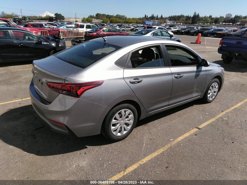 VIN 3KPC24A66NE155166 2022 HYUNDAI ACCENT SE