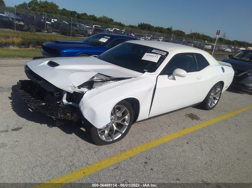 VIN 2C3CDZJG2NH260344 2022 DODGE CHALLENGER GT