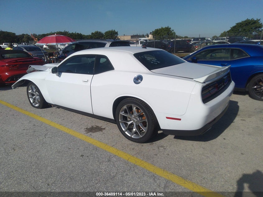 VIN 2C3CDZJG2NH260344 2022 DODGE CHALLENGER GT