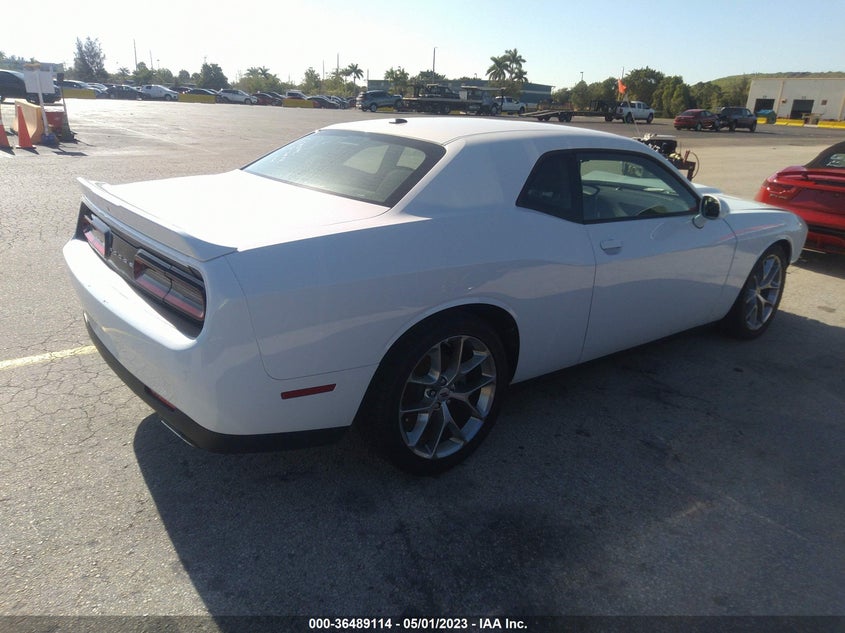 VIN 2C3CDZJG2NH260344 2022 DODGE CHALLENGER GT