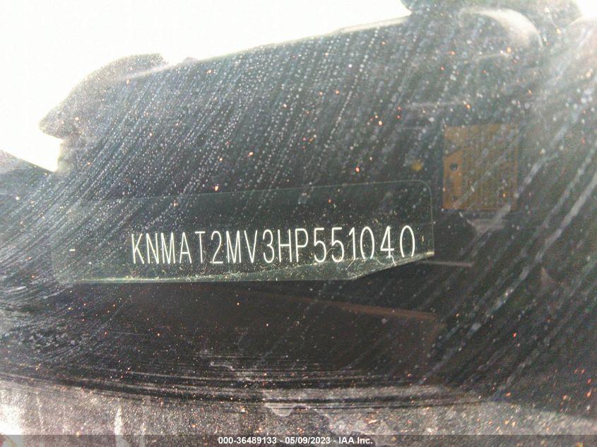2017 NISSAN ROGUE S - KNMAT2MV3HP551040