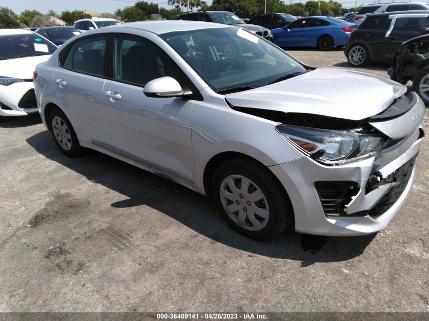 2022 KIA RIO LX - 3KPA24AD2NE441635