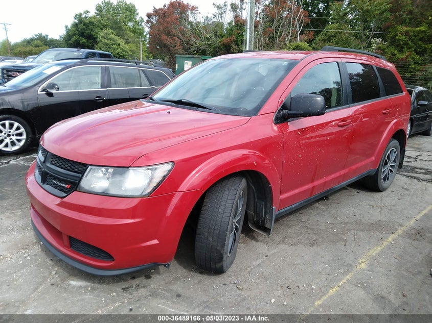 VIN 3C4PDCAB9JT474568 2018 DODGE JOURNEY SE