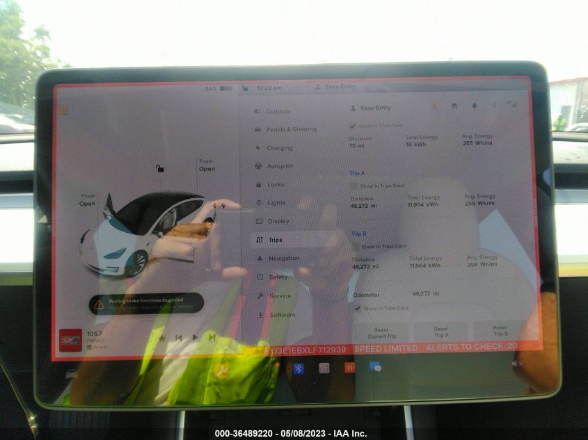 2020 TESLA MODEL 3 LONG RANGE - 5YJ3E1EBXLF712939