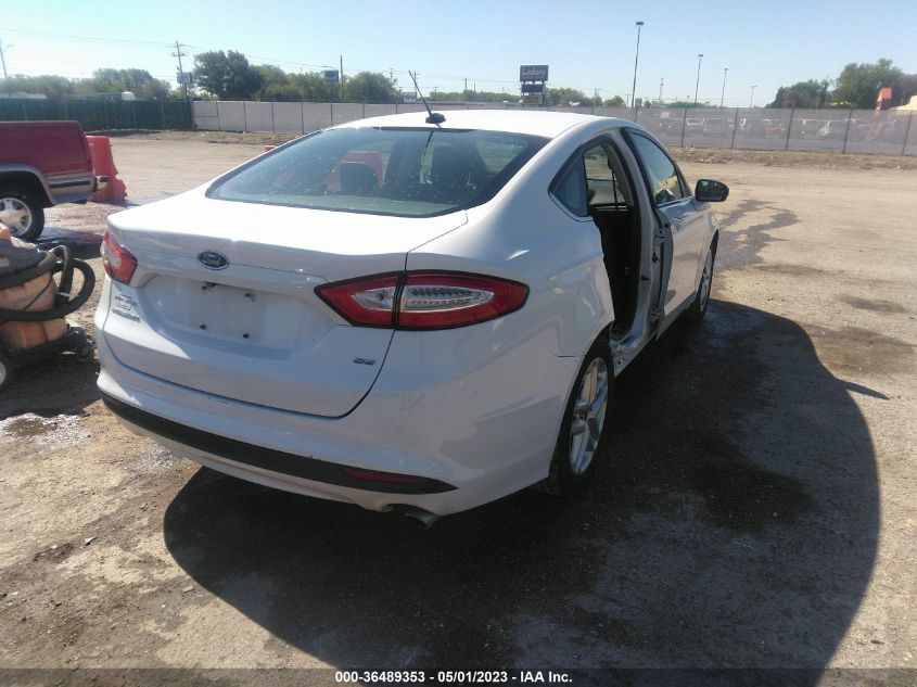 2016 FORD FUSION SE - 1FA6P0H70G5108256
