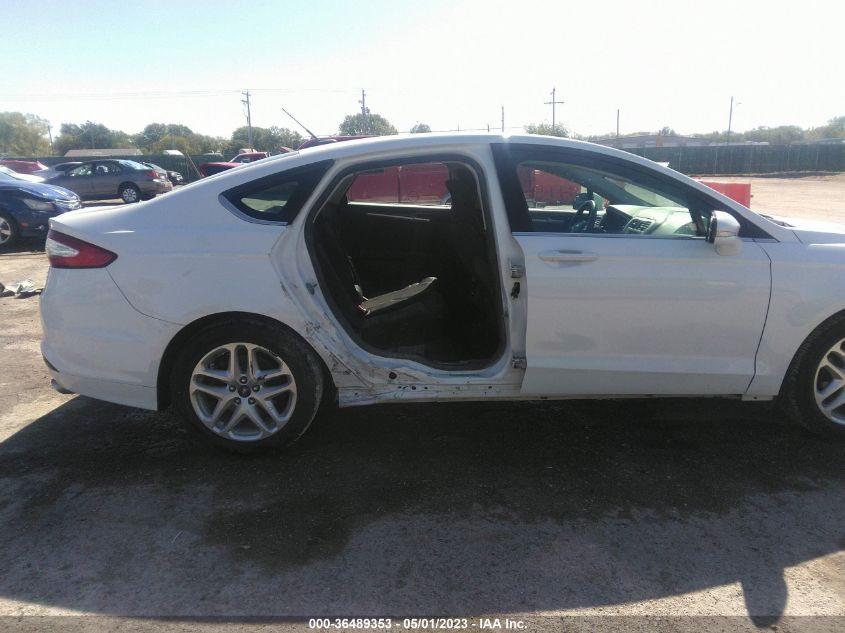2016 FORD FUSION SE - 1FA6P0H70G5108256