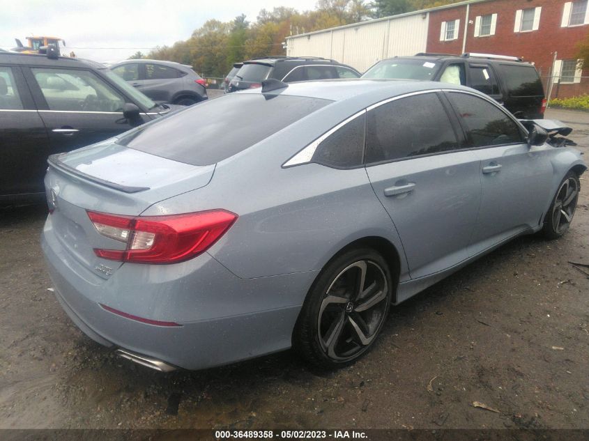 2021 HONDA ACCORD SEDAN SPORT - 1HGCV2F33MA030414