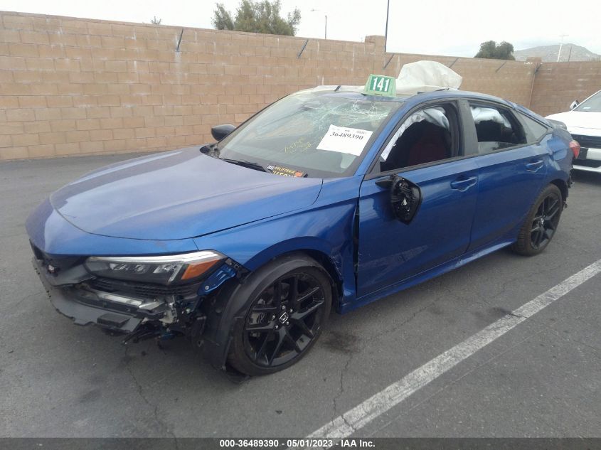 2022 HONDA CIVIC SI 2HGFE1E5XNH470322