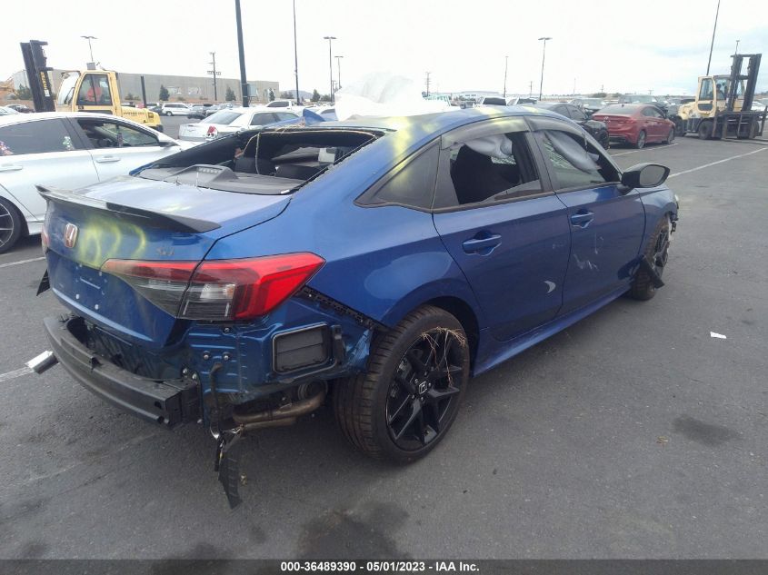 2022 HONDA CIVIC SI 2HGFE1E5XNH470322