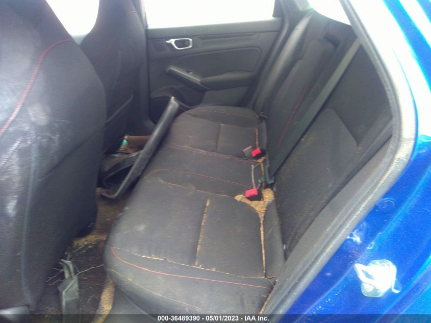 2022 HONDA CIVIC SI 2HGFE1E5XNH470322