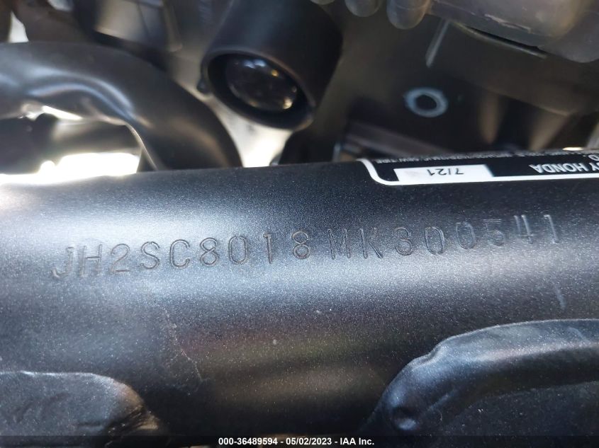2021 HONDA CB1000 RA JH2SC8018MK300541
