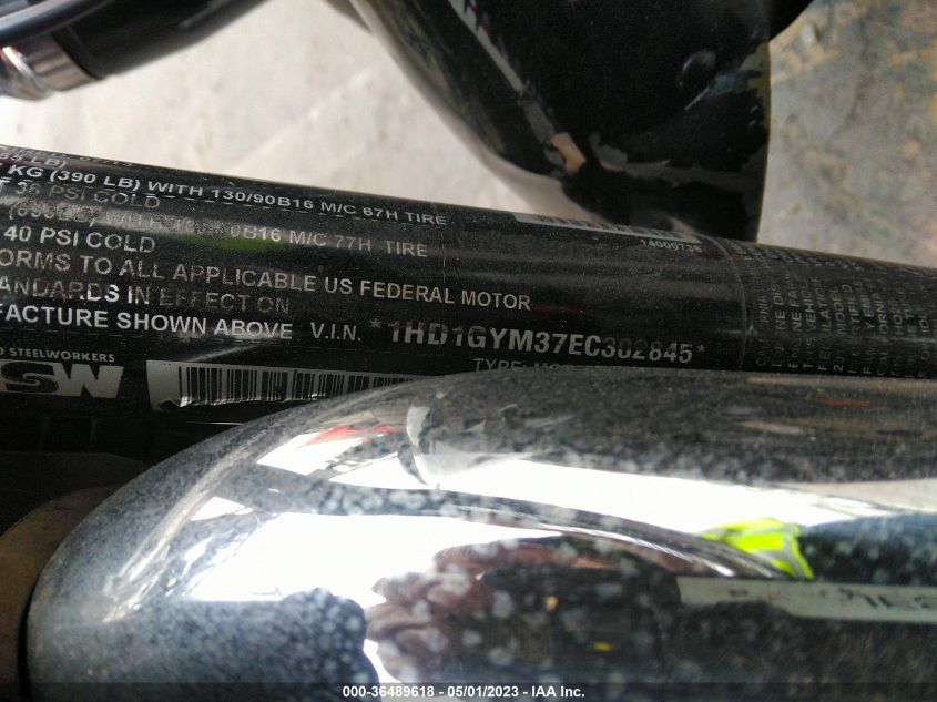 2014 HARLEY-DAVIDSON FXDF DYNA FAT BOB 1HD1GYM37EC302845