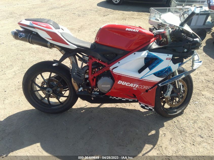 2010 DUCATI 848 ZDM1XBGV8AB010640