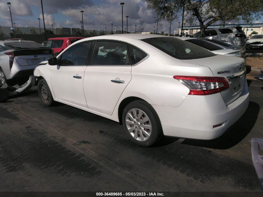 2013 NISSAN SENTRA S - 3N1AB7AP7DL561925