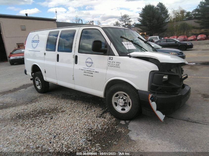 2017 CHEVROLET EXPRESS CARGO VAN - 1GCWGAFF7H1110525