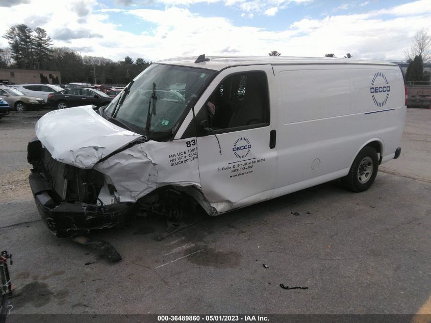 2017 CHEVROLET EXPRESS CARGO VAN - 1GCWGAFF7H1110525