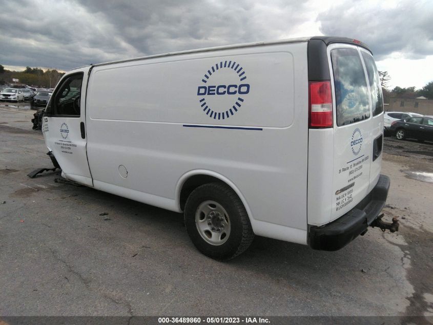 2017 CHEVROLET EXPRESS CARGO VAN - 1GCWGAFF7H1110525