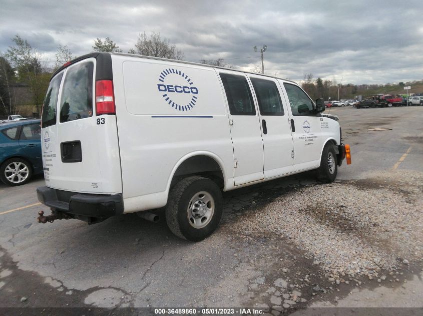 2017 CHEVROLET EXPRESS CARGO VAN - 1GCWGAFF7H1110525