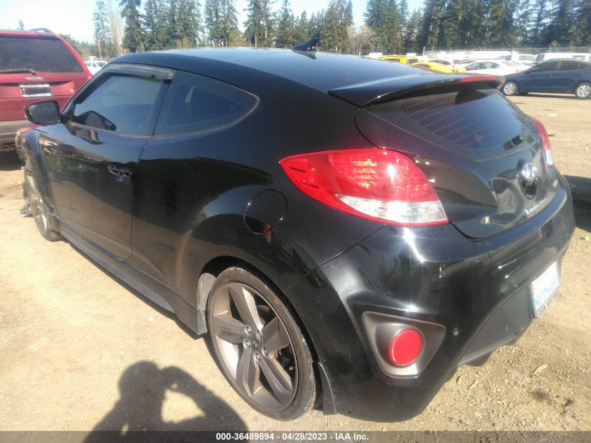 2014 HYUNDAI VELOSTER TURBO - KMHTC6AE5EU193940