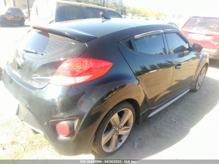 2014 HYUNDAI VELOSTER TURBO - KMHTC6AE5EU193940