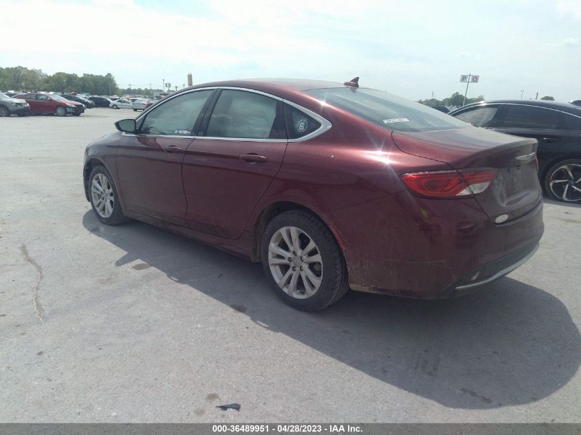 2015 CHRYSLER 200 LIMITED - 1C3CCCAB0FN643664