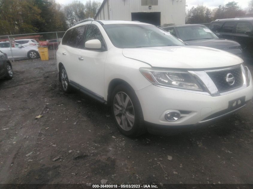 2014 NISSAN PATHFINDER PLATINUM - 5N1AR2MMXEC662589