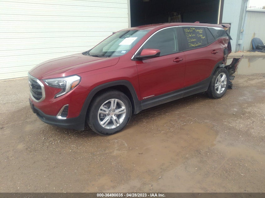 VIN 3GKALMEV7ML337396 2021 GMC TERRAIN SLE