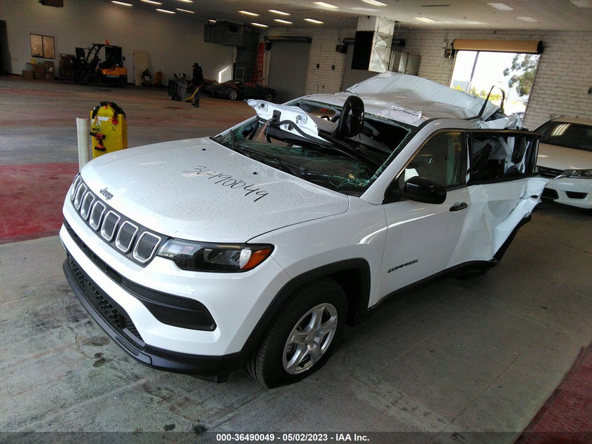VIN 3C4NJCAB6NT164769 2022 JEEP COMPASS SPORT