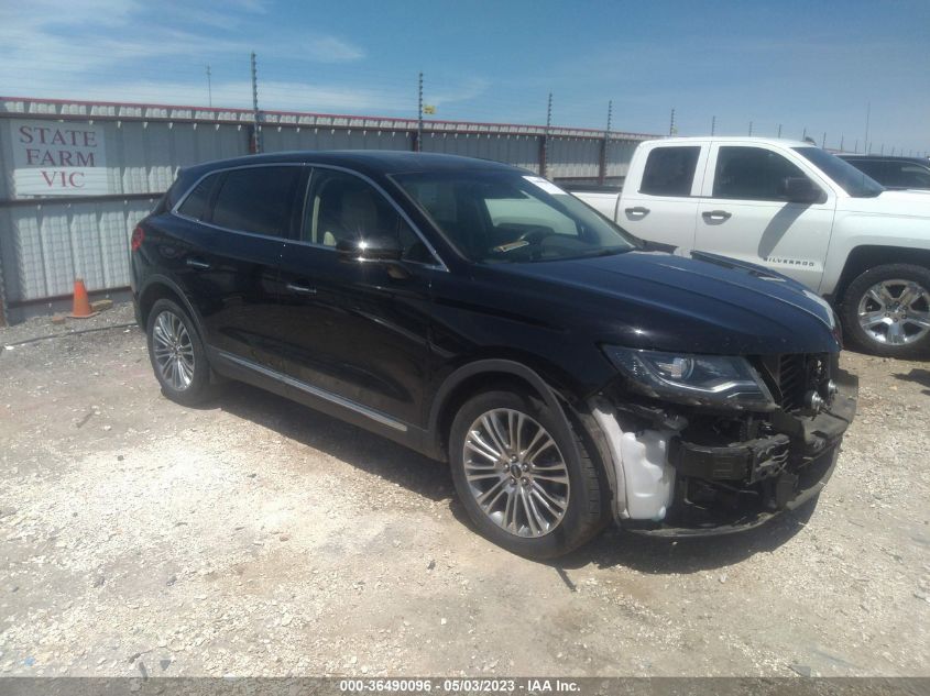 2017 LINCOLN MKX RESERVE - 2LMPJ6LR4HBL18755