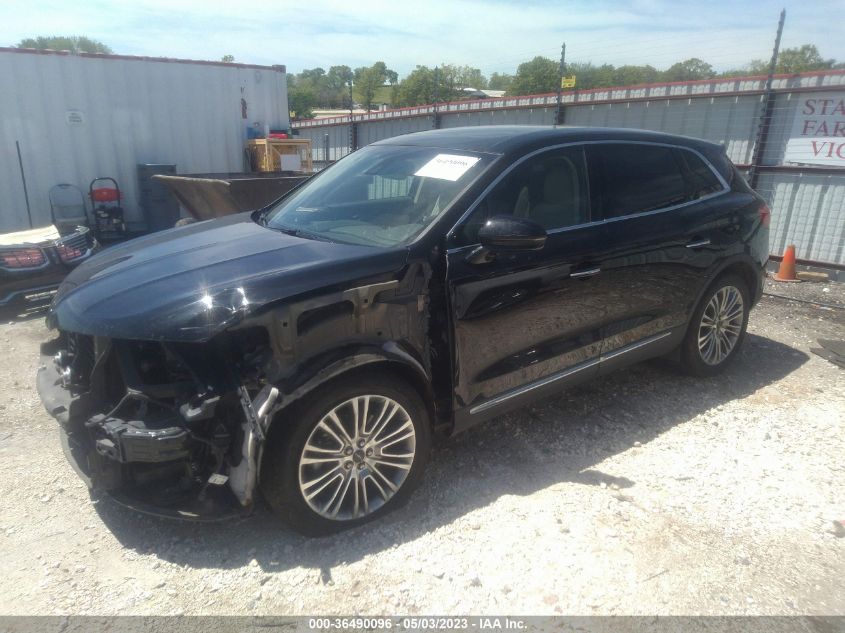 2017 LINCOLN MKX RESERVE - 2LMPJ6LR4HBL18755
