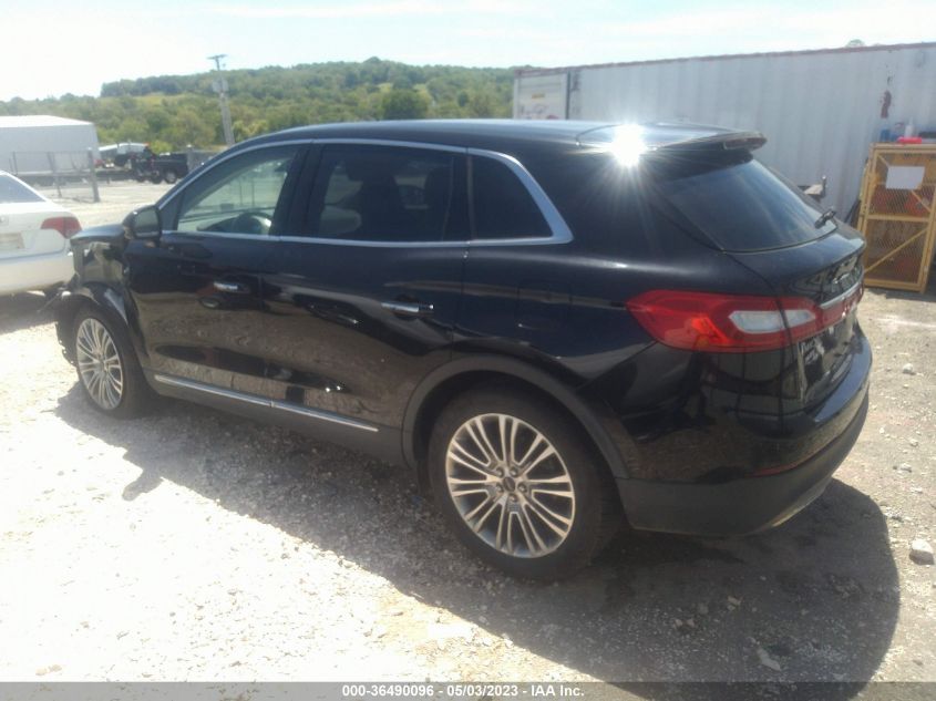 2017 LINCOLN MKX RESERVE - 2LMPJ6LR4HBL18755