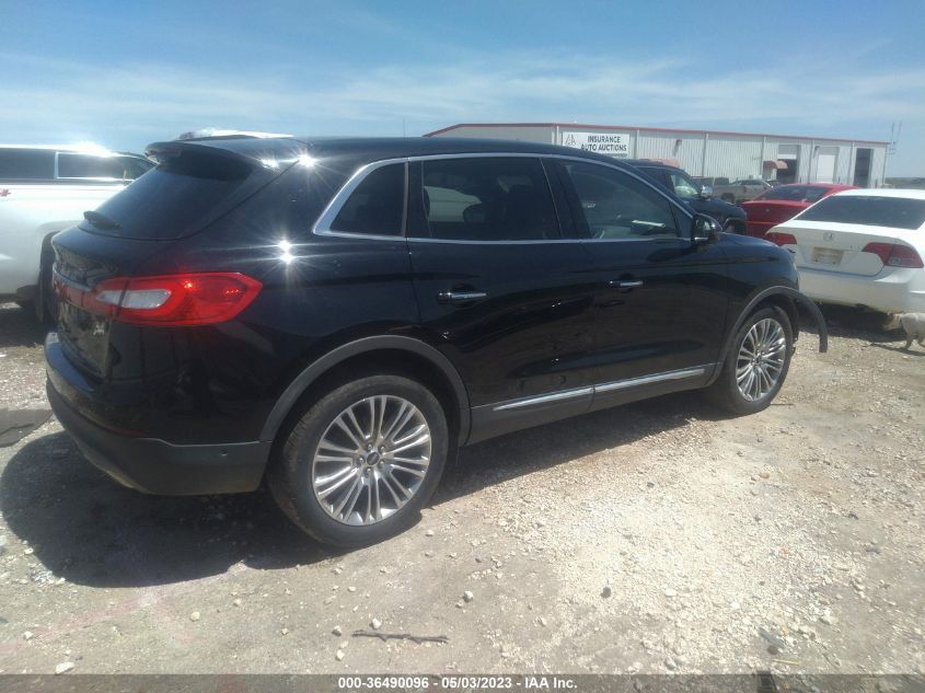 2017 LINCOLN MKX RESERVE - 2LMPJ6LR4HBL18755
