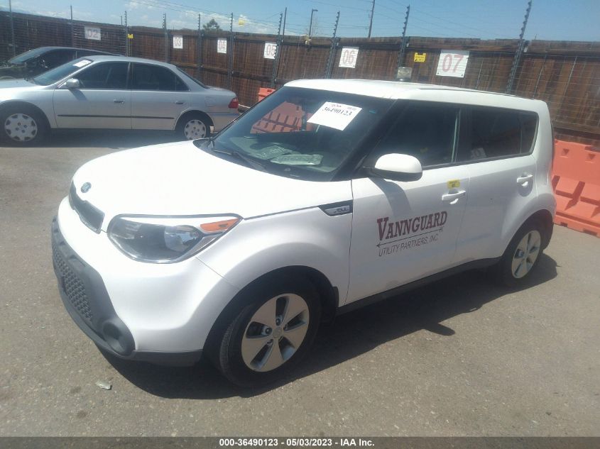 2016 KIA SOUL BASE - KNDJN2A28G7393412