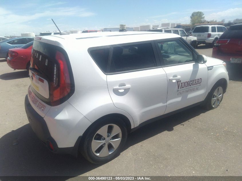 2016 KIA SOUL BASE - KNDJN2A28G7393412