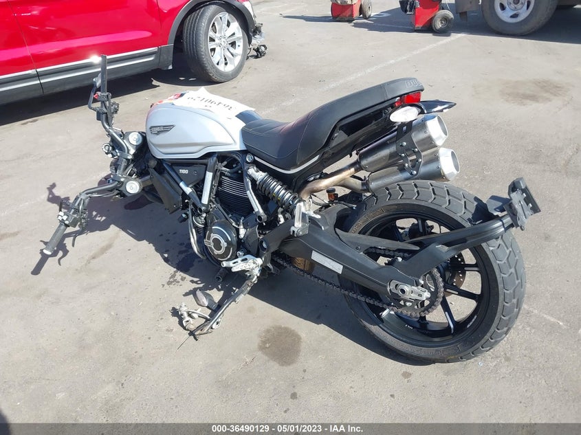 VIN ZDMKAFCP1MB000654 2021 DUCATI SCRAMBLER 1100/1100 SPECIAL