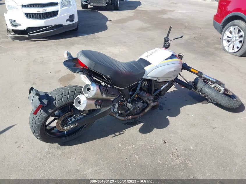 VIN ZDMKAFCP1MB000654 2021 DUCATI SCRAMBLER 1100/1100 SPECIAL