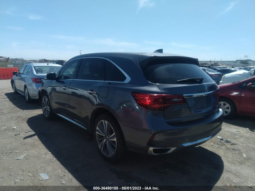 2017 ACURA MDX W/TECHNOLOGY PKG - 5J8YD4H53HL008717