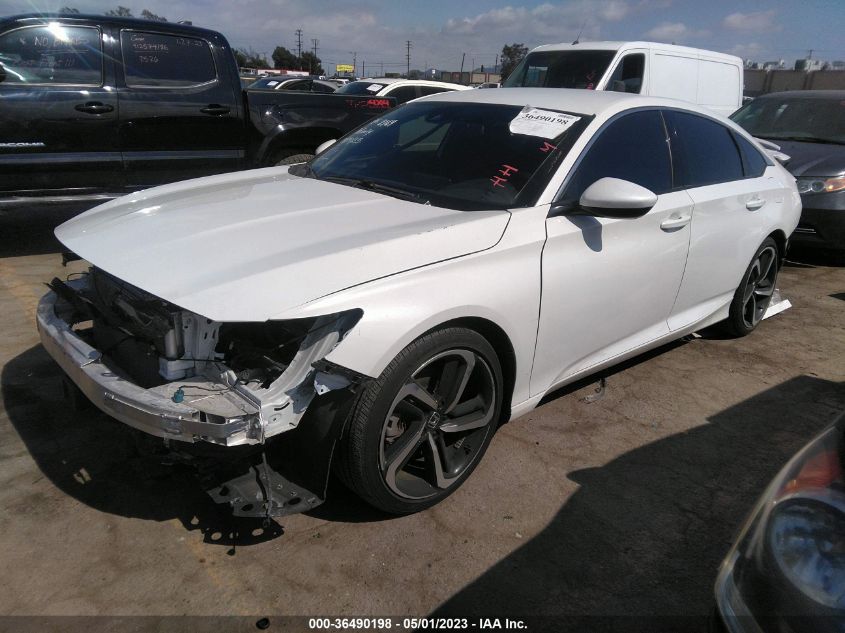 2020 HONDA ACCORD SEDAN SPORT - 1HGCV1F38LA023046