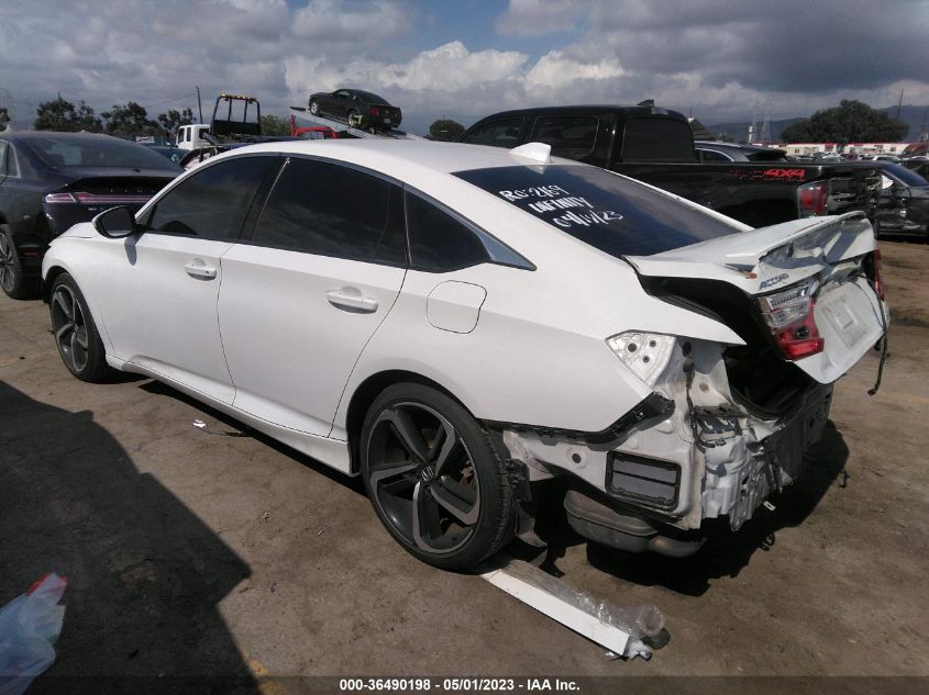 2020 HONDA ACCORD SEDAN SPORT - 1HGCV1F38LA023046