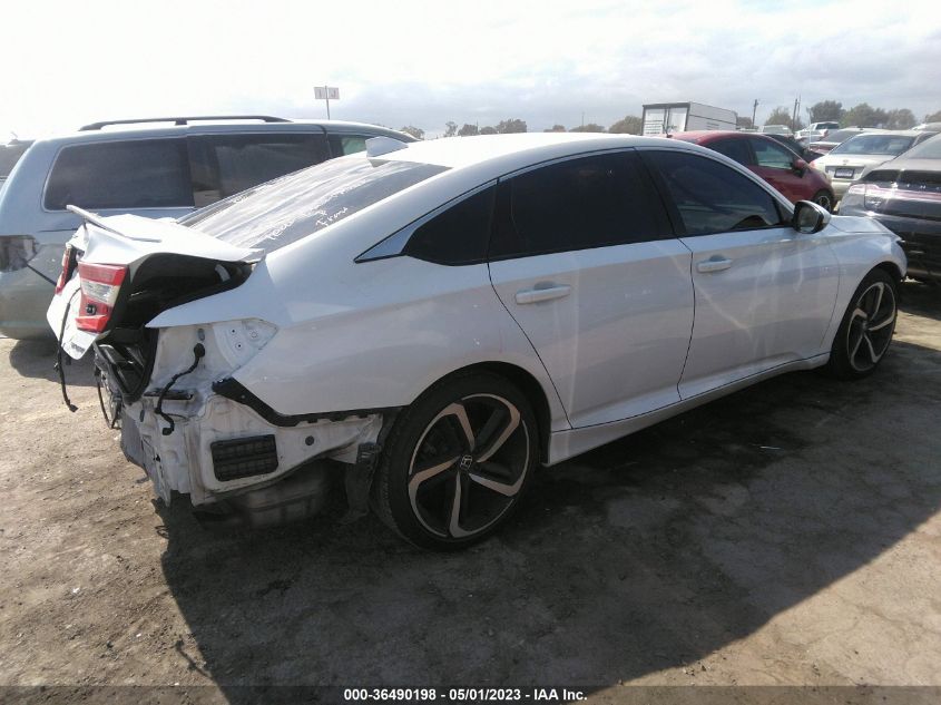 2020 HONDA ACCORD SEDAN SPORT - 1HGCV1F38LA023046