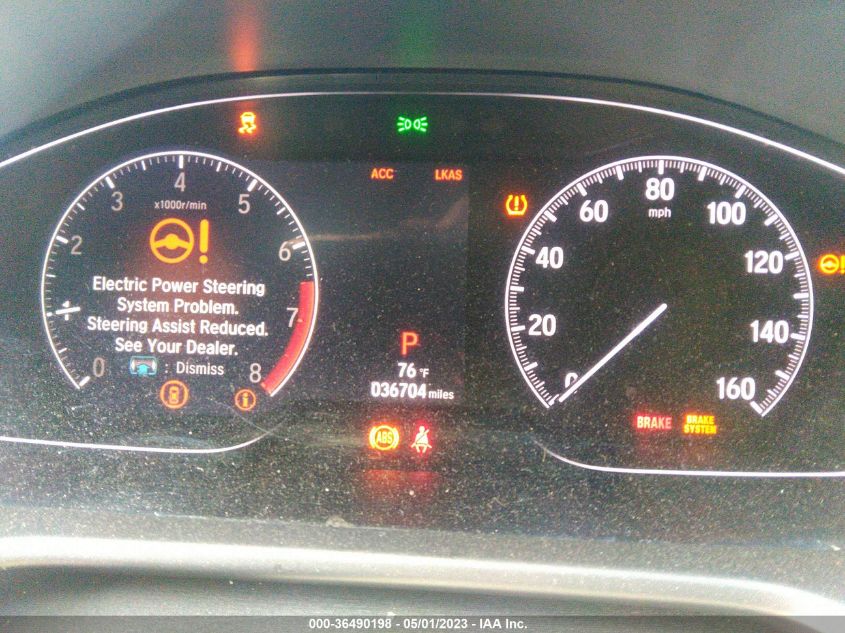 2020 HONDA ACCORD SEDAN SPORT - 1HGCV1F38LA023046