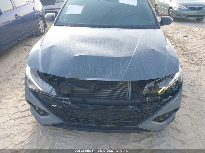 2022 HYUNDAI ELANTRA N LINE - KMHLR4AF8NU234282