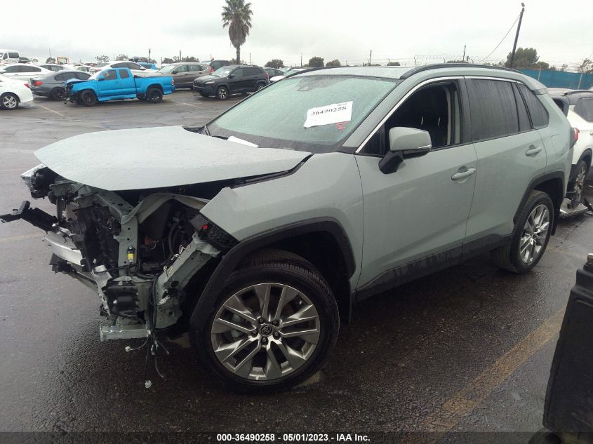 2022 TOYOTA RAV4 XLE PREMIUM - 2T3C1RFV1NW220185