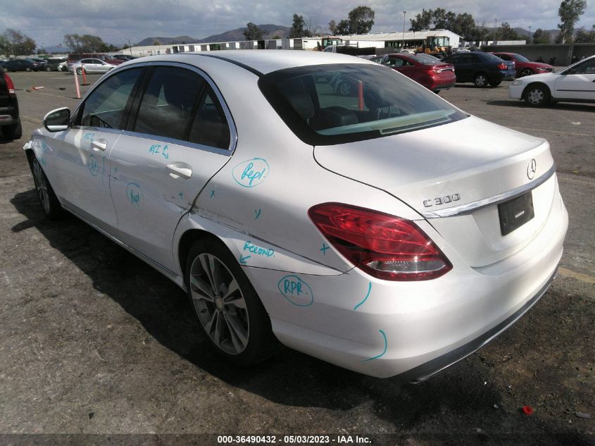 2016 MERCEDES-BENZ C-CLASS C 300 - 55SWF4JB8GU160959
