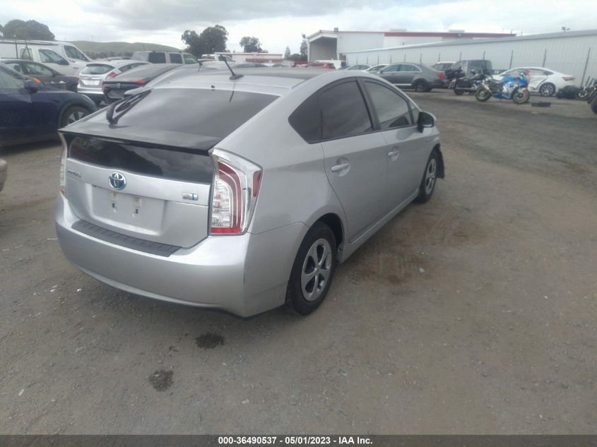 2015 TOYOTA PRIUS FOUR - JTDKN3DU4F1890353