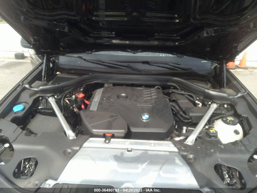 2022 BMW X3 SDRIVE30I - 5UX43DP07N9K58359