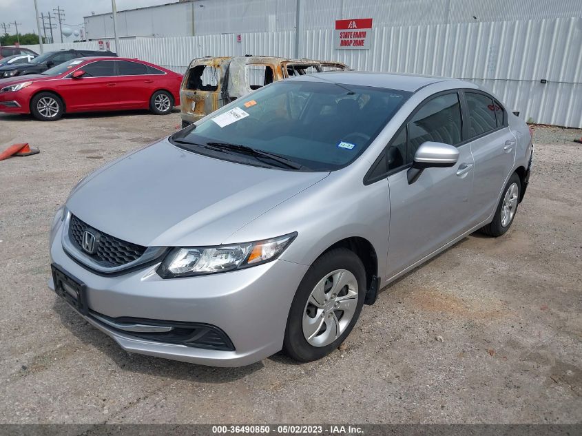 2015 HONDA CIVIC SEDAN LX - 19XFB2E50FE013674