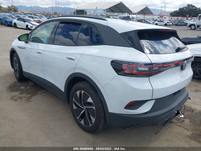 2022 VOLKSWAGEN ID.4 PRO S WVGTMPE24NP072348