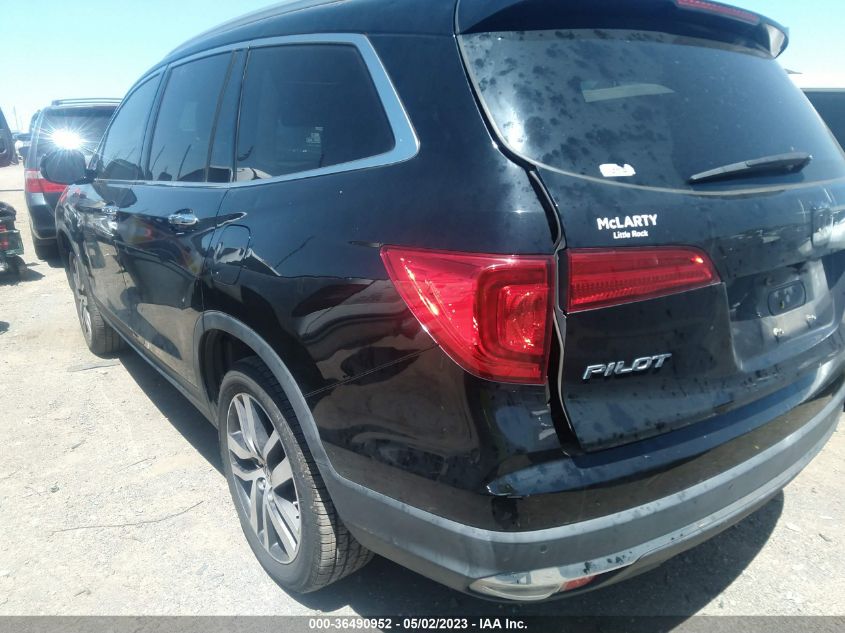 2016 HONDA PILOT ELITE - 5FNYF6H01GB107692